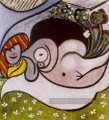 Couche nue aux fleurs 1932 cubisme Pablo Picasso